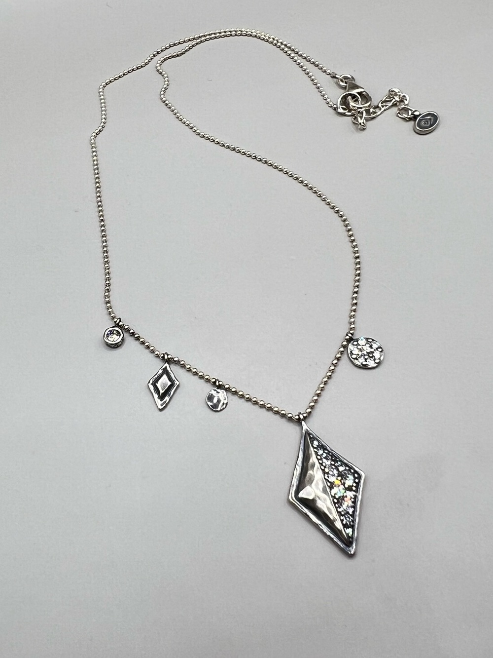 Silpada Icy Elements Multi Charm Necklace N3397 - Picture 4 of 7
